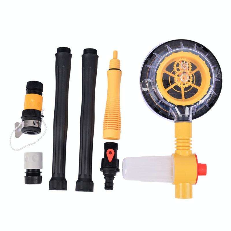 Car Cleaning Tools Chenille Automatic Rotating Car Wash Brush, Style: Water Brush + 10m Water Pipe