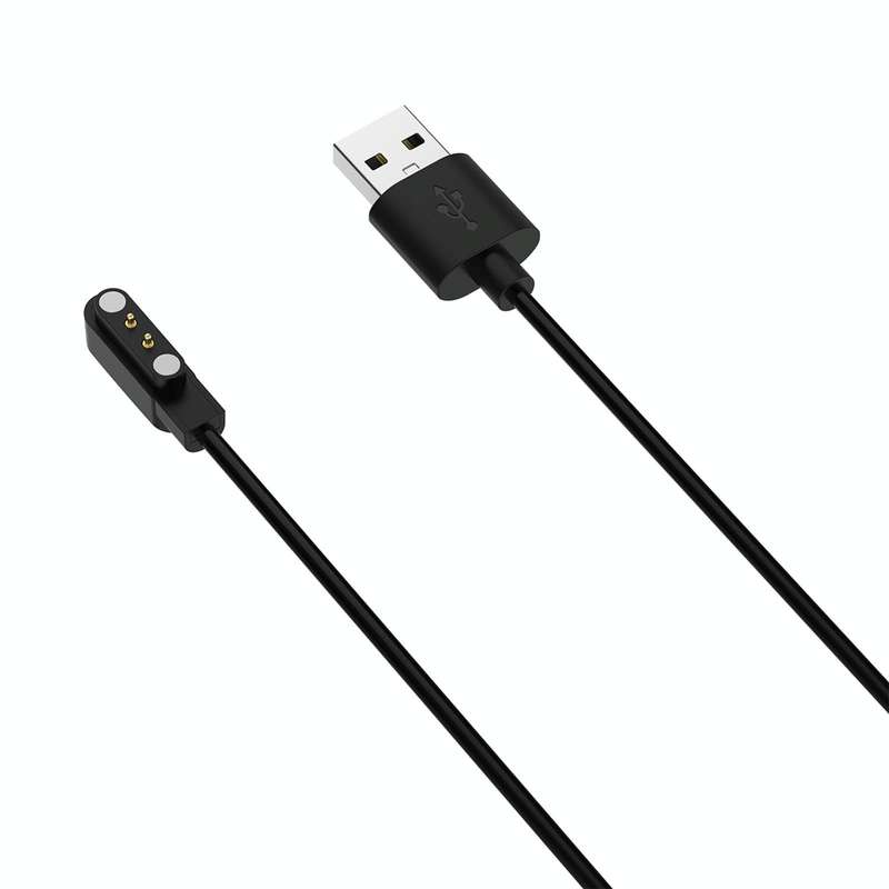 For Realme TechLife Watch Watch Magnetic Charging Cable Length: 1.2m(Black)