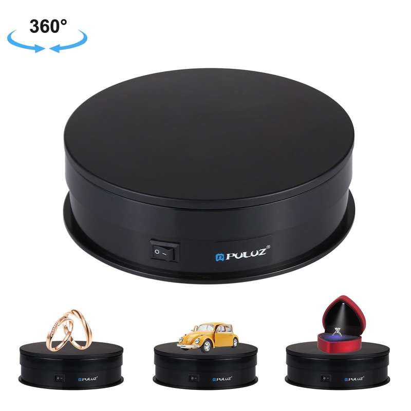 PULUZ 15cm USB Electric Rotating Turntable Display Stand Video Shooting Props Turntable for Photo...