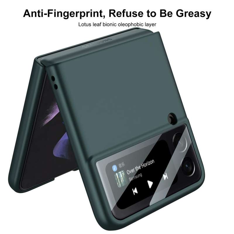 For Samsung Galaxy Z Flip4 GKK Integrated Ultra-thin Full Coverage Phone Case(Black)