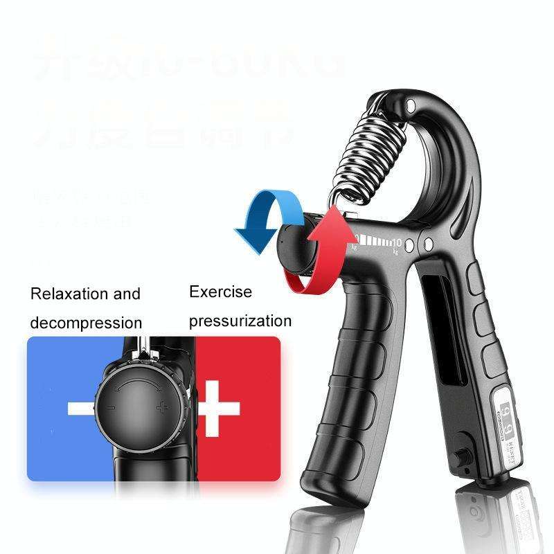 Fitness Exercise Arm Strength Machine Puller Finger Grip Strength Machine Mechanical Count-Orange