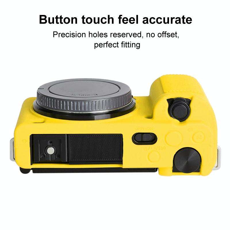 For Sony ZV-E10 Soft Silicone Protective Case (Yellow)