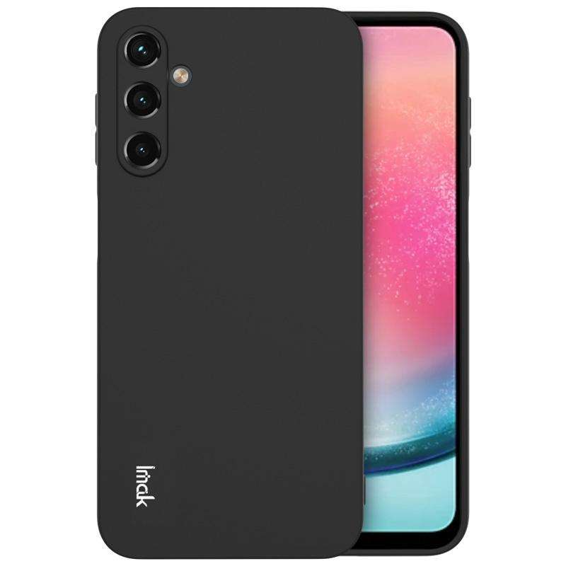For Samsung Galaxy A24 4G IMAK UC-3 Series Shockproof Frosted TPU Phone Case(Black)