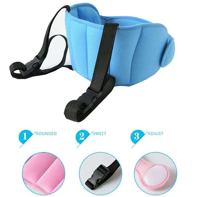 Child Car Seat Head Support Comfortable Safe Sleep Solution Pillows Neck Travel Stroller Soft Cus...