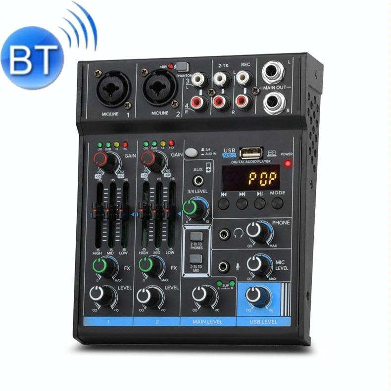 USB Balanced 4-ways Home Computer Recording Bluetooth Sound Card(M4)