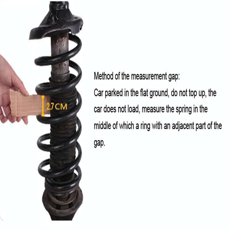 2 PCS Car Auto C Type Shock Absorber Spring Bumper Power Cushion Buffer, Spring Spacing: 27mm, Co...