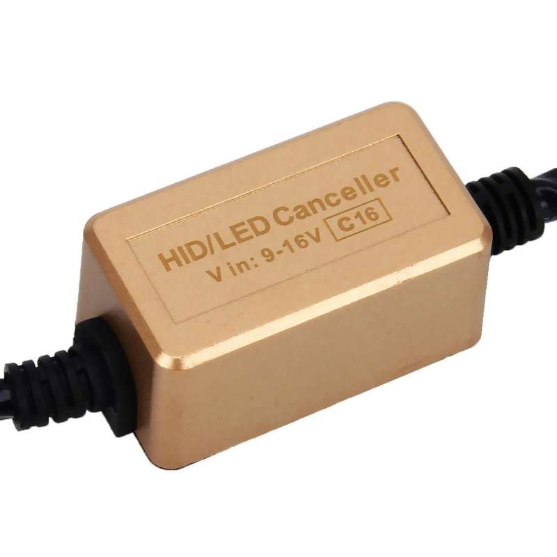 2 PCS H4 LED Headlight Canbus Error Free Computer Warning Canceller Resistor Decoders Anti-Flicke...