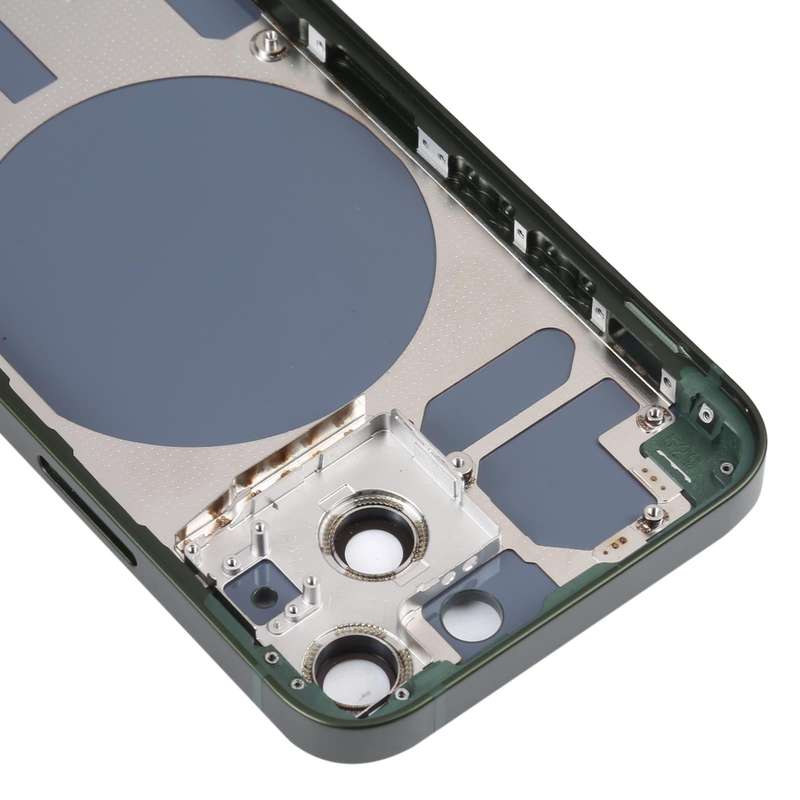 Back Housing Cover with SIM Card Tray & Side  Keys & Camera Lens for iPhone 13 Mini(Green)