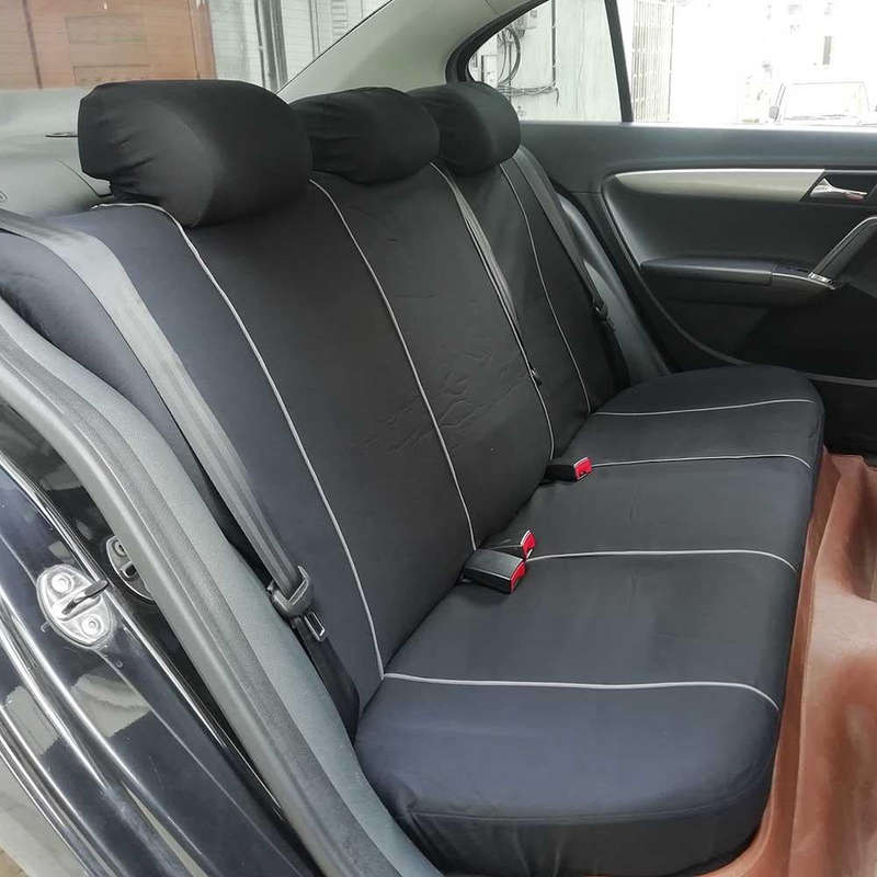 9 PCS Four Seasons Universal Seat Cover Cushion Car Fur Seat Covers Set Universal Cushion(Gray)