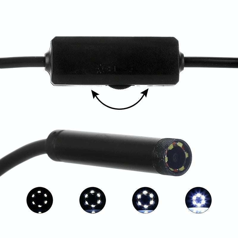 F99 HD Mobile Phone Endoscope, 8mm Waterproof Pipe Endoscope, Wifi Version, Hardwire, Length: 2m ...