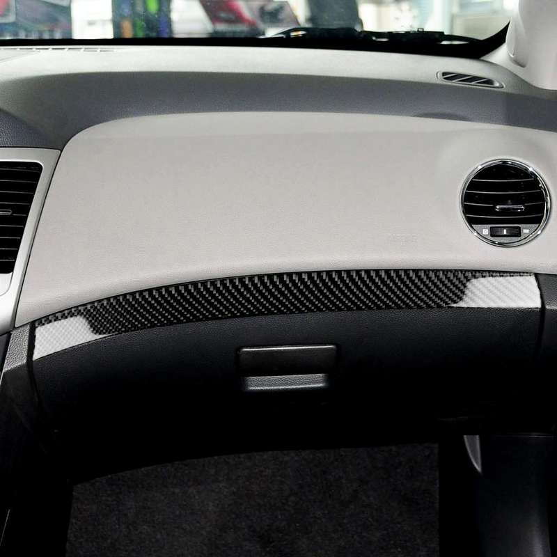 Car Carbon Fiber Dashboard Decorative Stripe for Chevrolet Cruze 2009-2015, Left Drive