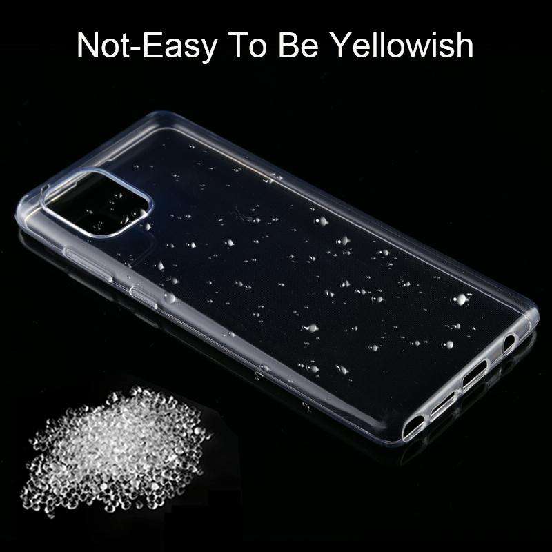 For Galaxy Note 10 Lite 0.75mm Ultrathin Transparent TPU Soft Protective Case