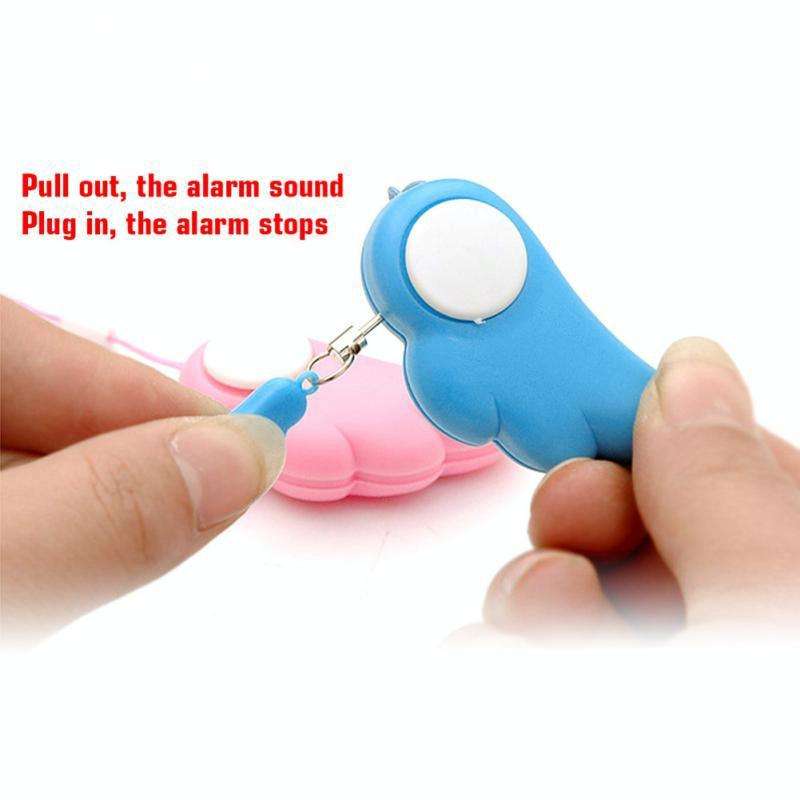 Angel Wing Anti-rape Device Personal Alarm, Self-defense Defend Wolf, Mini Alarm with 90dB Alarm ...