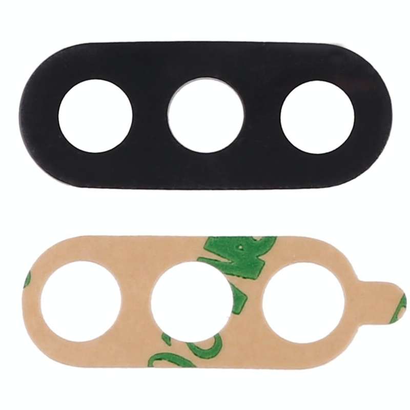 10 PCS Back Camera Lens & Adhesive for Xiaomi Mi 6X / A2(Black)