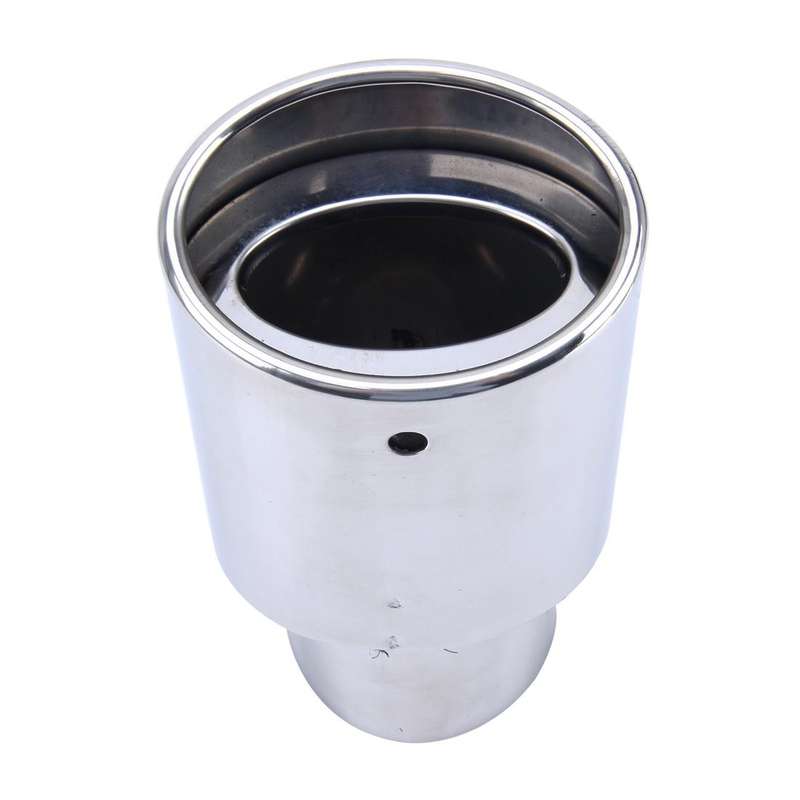 6046 Car Automobile Exhaust Pipe Muffler Modification Stainless Steel Tail Pipes (Inner Diameter ...