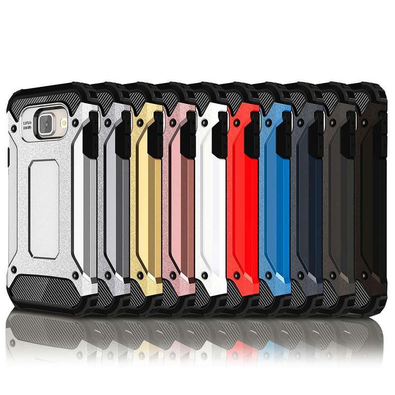 For Galaxy A3 (2016) / A310 Tough Armor TPU + PC Combination Case(Dark Blue)