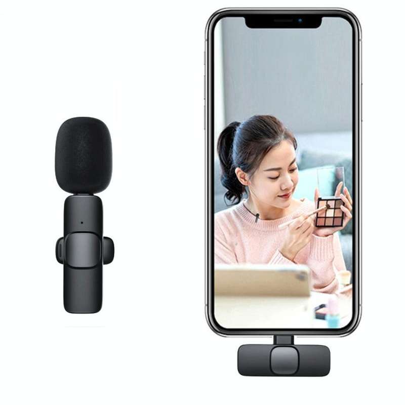 Lavalier Wireless Microphone Mobile Phone Live Video Shooting Small Microphone, Specification: 8 ...