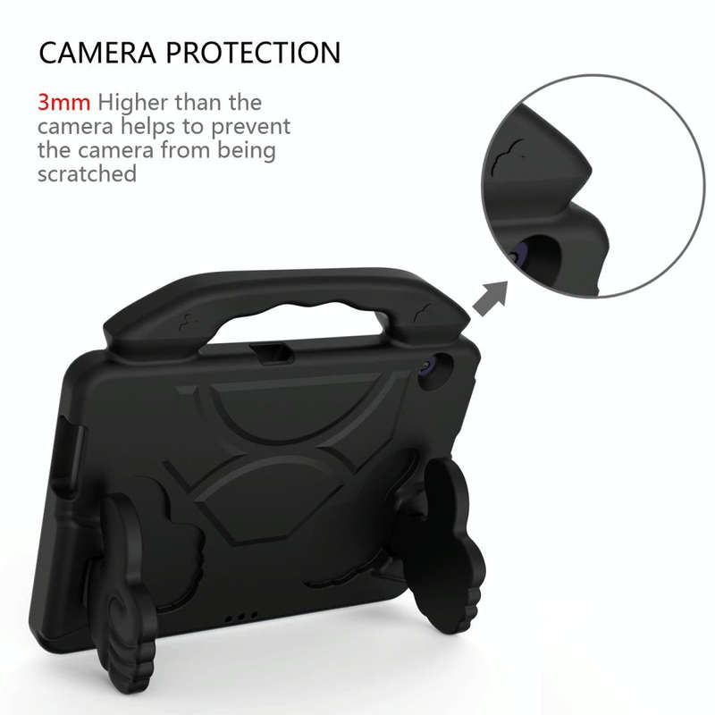 For Huawei MediaPad T5 10.1 inch EVA Children Falling Proof Flat Protective Shell With Thumb Brac...
