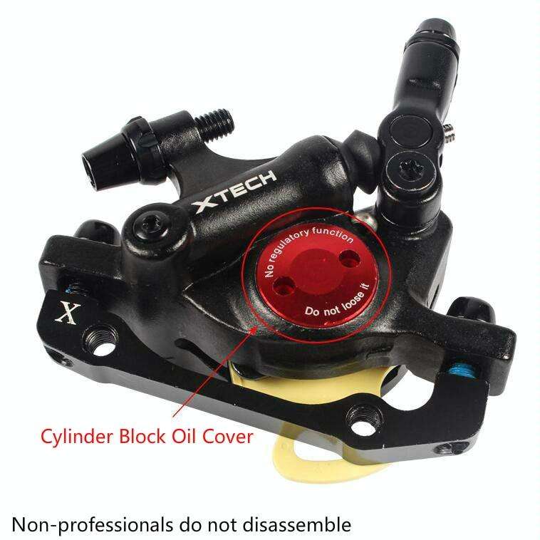 ZOOM HB100 Mountain Bike Hydraulic Brake Caliper Folding Bike Cable Pull Hydraulic Disc Brake Cal...