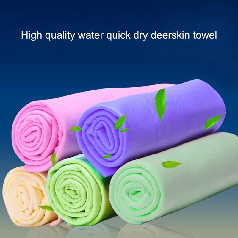 KANEED Synthetic Chamois Drying Towel Super Absorbent PVA Shammy Cloth for Fast Drying of Car, Si...