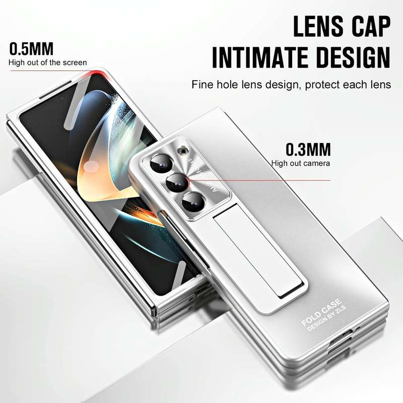 For Samsung Galaxy Z Fold5 5G Integrated AG Matte Folding Phone Case(Silver)