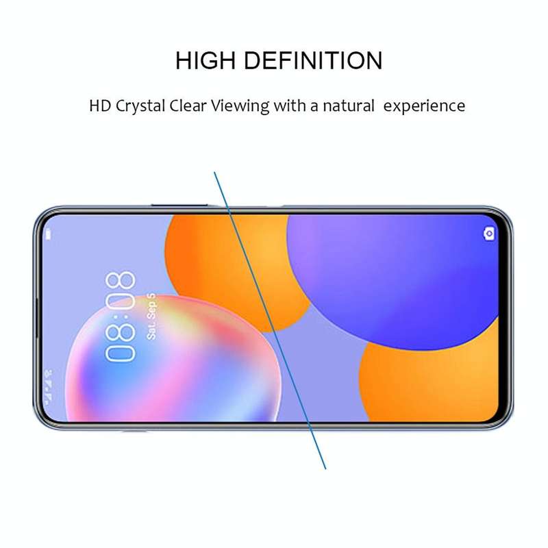 For Huawei Y9a Full Glue Full Screen Tempered Glass Film