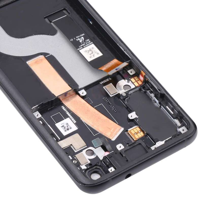 Original AMOLED LCD Screen for Asus Zenfone 8 ZS590KS Digitizer Full Assembly with FrameBlack)