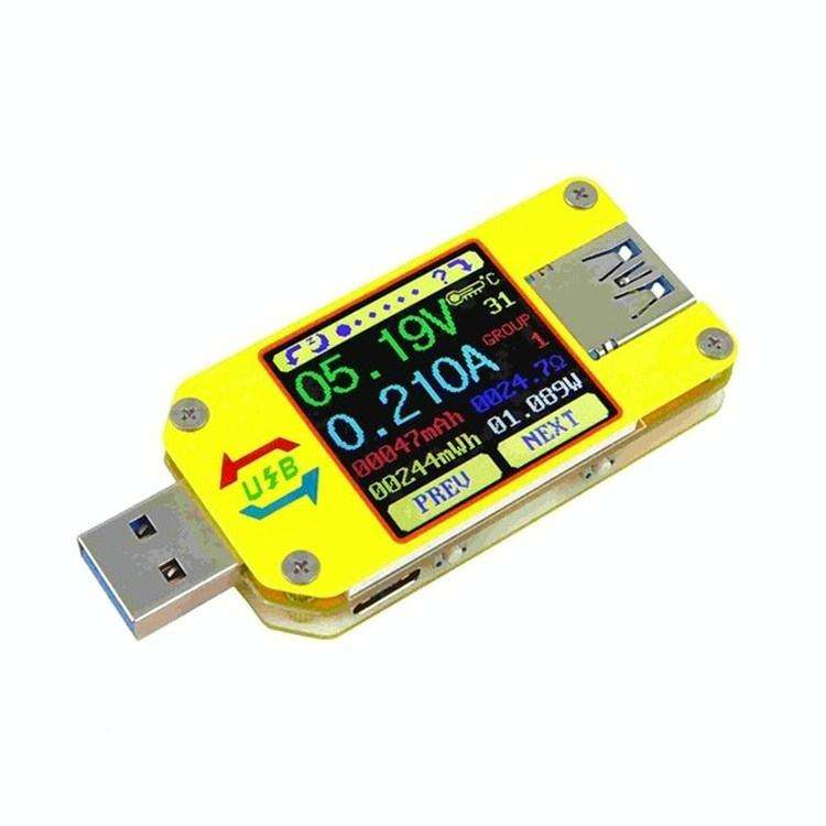 USB 3.0 Color Display Screen Tester Voltage-current Measurement Type-C Meter, Support Android APP...