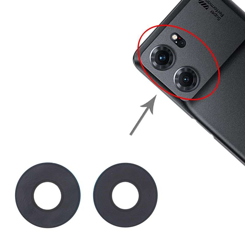 For OPPO K10 5G China 10 PCS Back Camera Lens