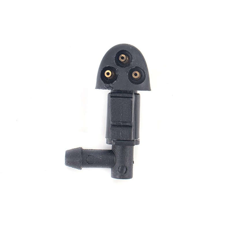 2 PCS Front Windshield Washer Wiper Jet Water Spray Nozzle + Hose Connector Set 94556605 for Chev...