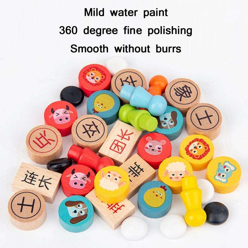 Children Wooden Multifunctional Parent-Child Interactive Puzzle Board Toy, Set Specification: 6 I...