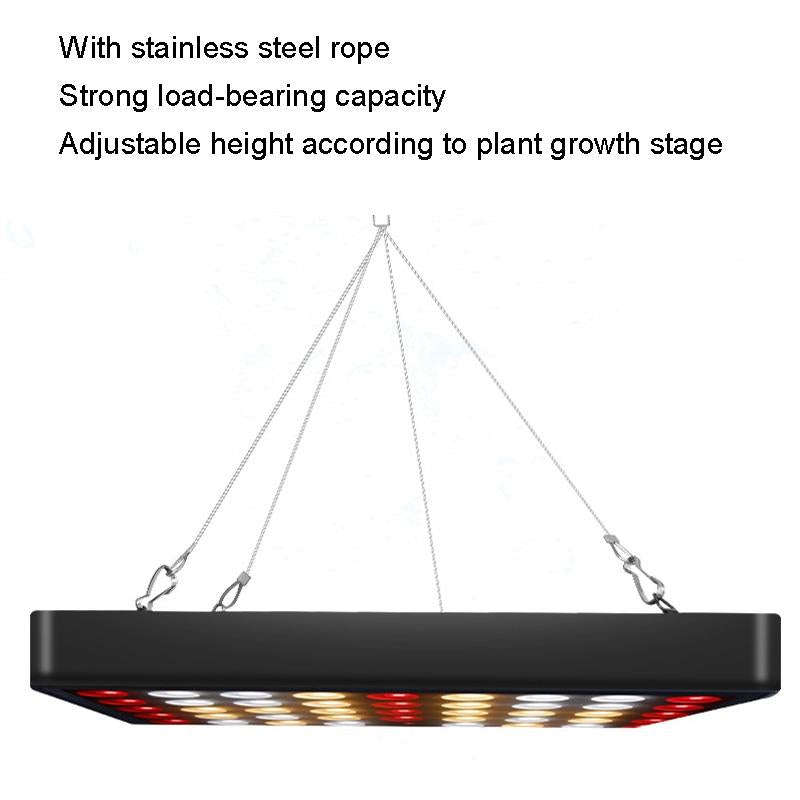 Large 169 LEDs Quantum Plant Growth Lighting Outdoor Full Spectrum Planting Lamp(UK Plug)