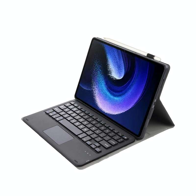 For Xiaomi Pad 6 / Pad 6 Pro A0N7-A Lambskin Texture Ultra-thin Bluetooth Keyboard Leather Case w...