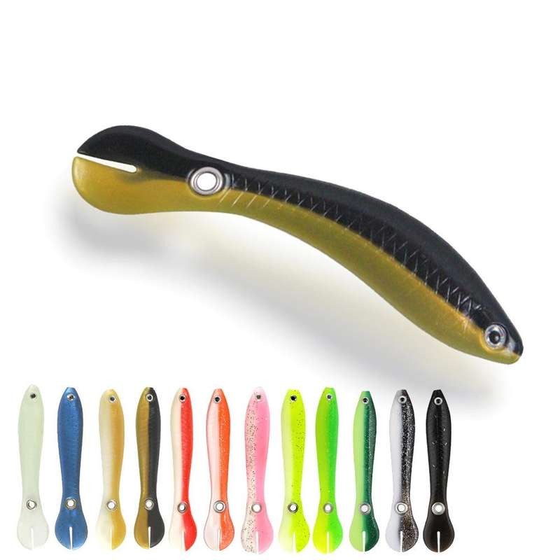 10 PCS Luya Bait Loach Bionic Bait Fishing Supplies, Specification: 6g / 10cm(Loach Color)