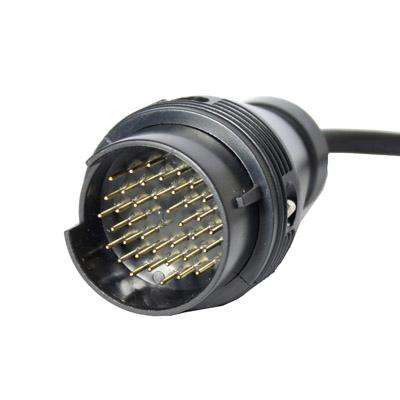 38 Pin OBDII Connector Cable(Black)