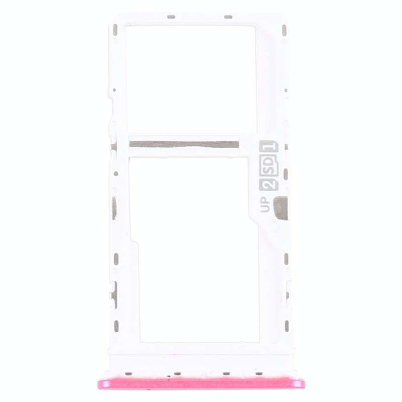 SIM Card Tray + SIM Card Tray / Micro SD Card Tray for Motorola Moto G10 XT2127-2 (Red)