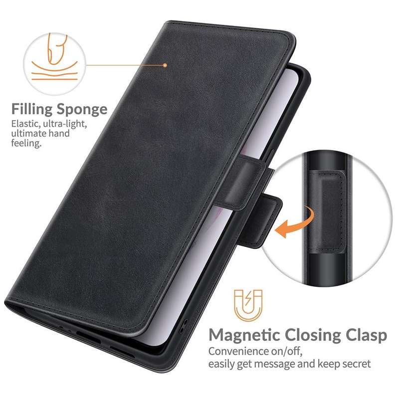For Samsung Galaxy S22 5G Dual-side Magnetic Buckle Horizontal Flip Leather Case with Holder & Ca...
