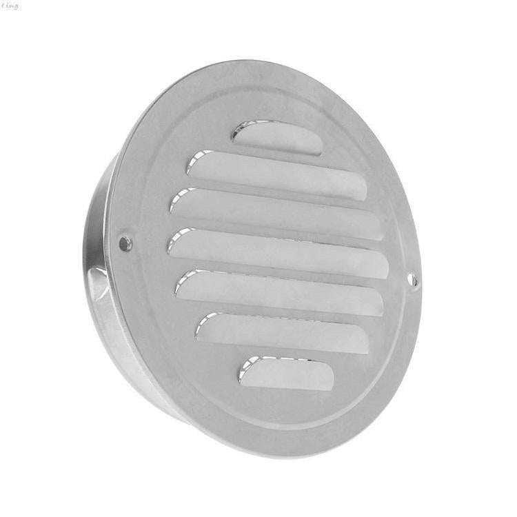 80mm External Wall Stainless Steel Flat Head Rain and Insect Proof Bird Hood