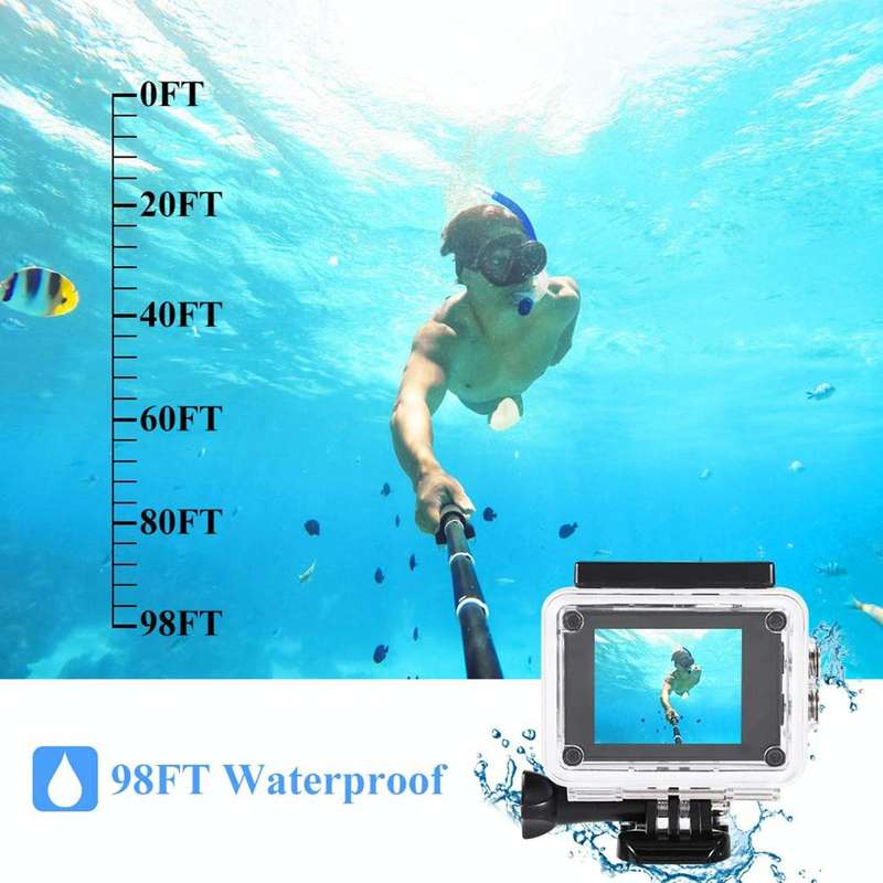 SJ4000 Full HD 1080P 2.0 inch LCD Sports Camcorder DV with Waterproof Case, Generalplus 6624, 30m...