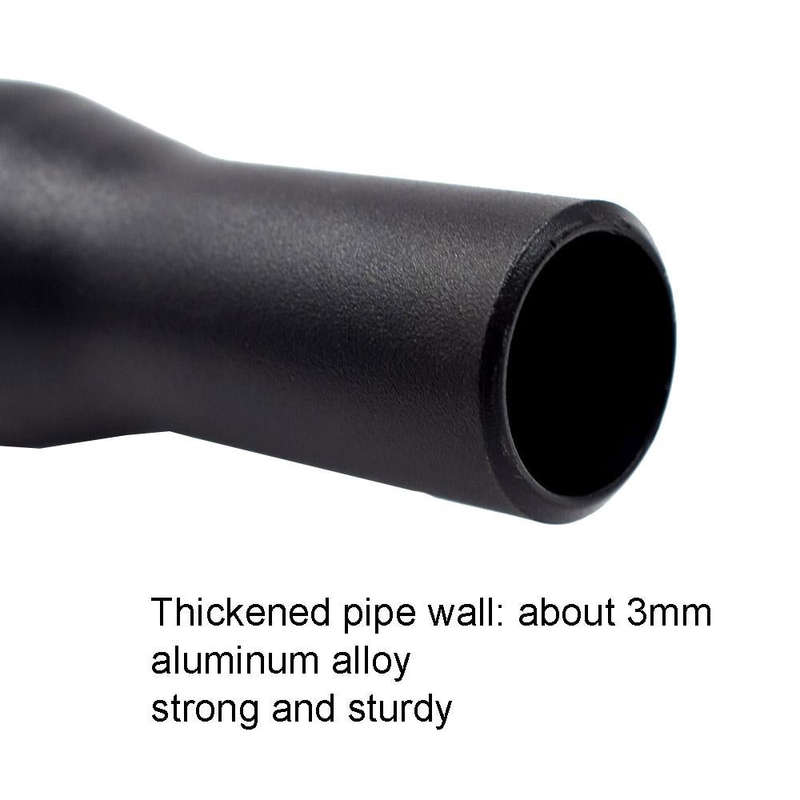 FMFXTR Aluminum Alloy Mountain Bike Extended Seat Post, Specification: 33.9x550mm (Black)
