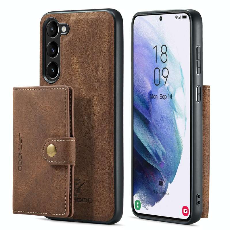 For Samsung Galaxy A54 5G / A54 4G JEEHOOD Retro Magnetic Detachable Protective Phone Case with W...