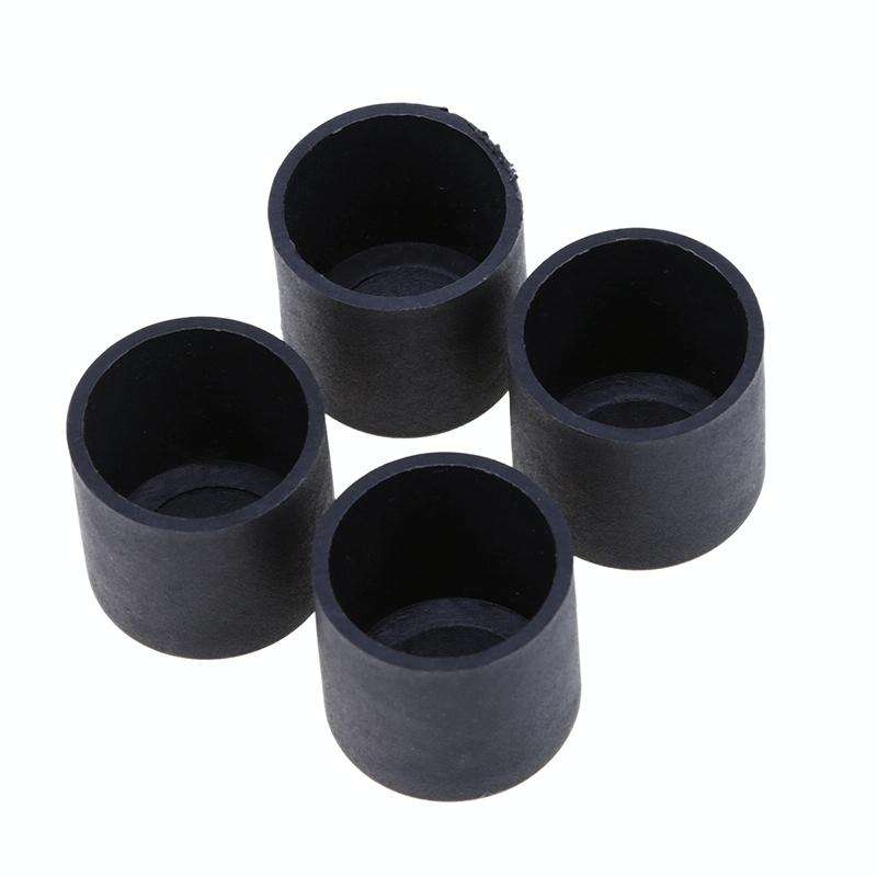 100 PCS Plastic Chair Feet Protectors Black Anti-skid Furniture Legs Table Base Cap Floor Protect...