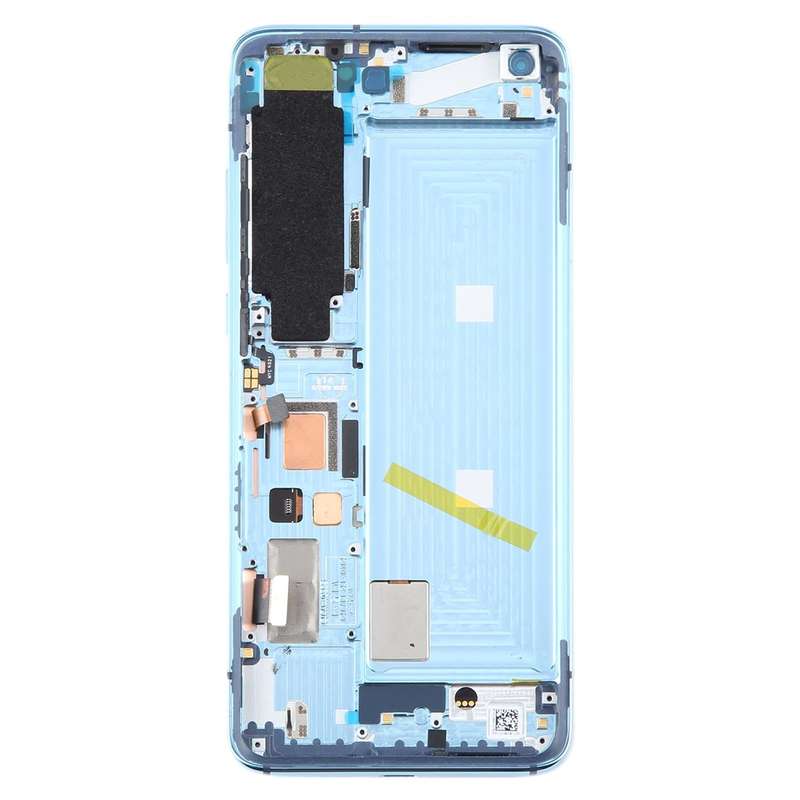 For Xiaomi Mi 10s Original AMOLED LCD Screen Digitizer Full Assembly with Frame (Blue)