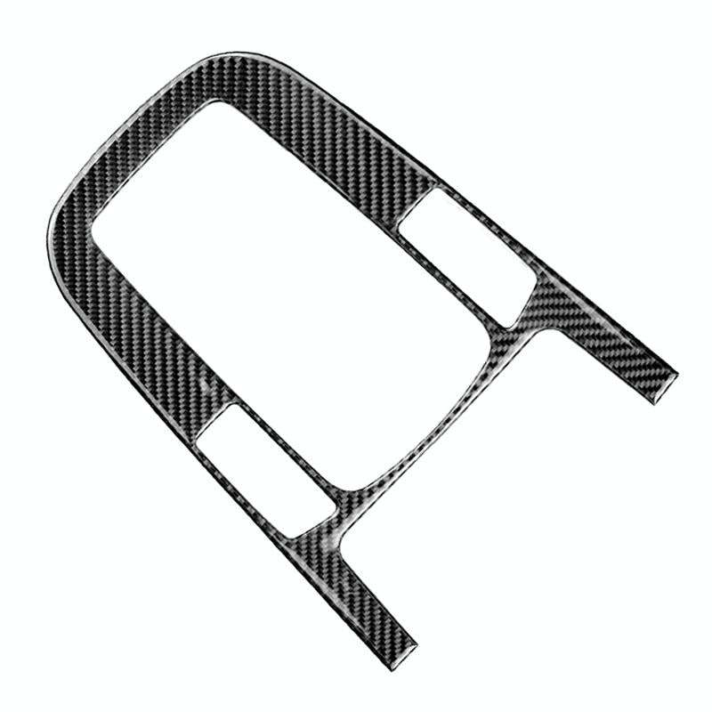 Car Carbon Fiber Gear Position Panel Decorative Sticker for Audi 2010-2018 Q5 / 2009-2016 A4L / 2...