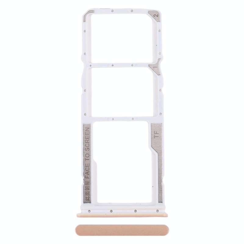 For Xiaomi Redmi Note 12 4G SIM Card Tray + SIM Card Tray + Micro SD Card Tray (Pink)