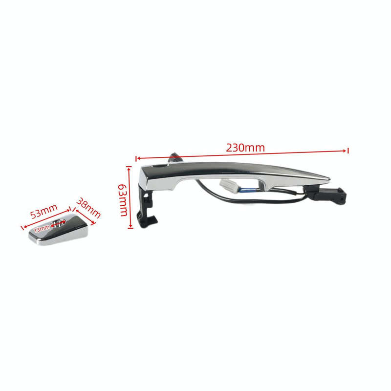 A8500-01 For Nissan Car Front Left Outside Door Chrome Handle with Inductance 80640-9N00A