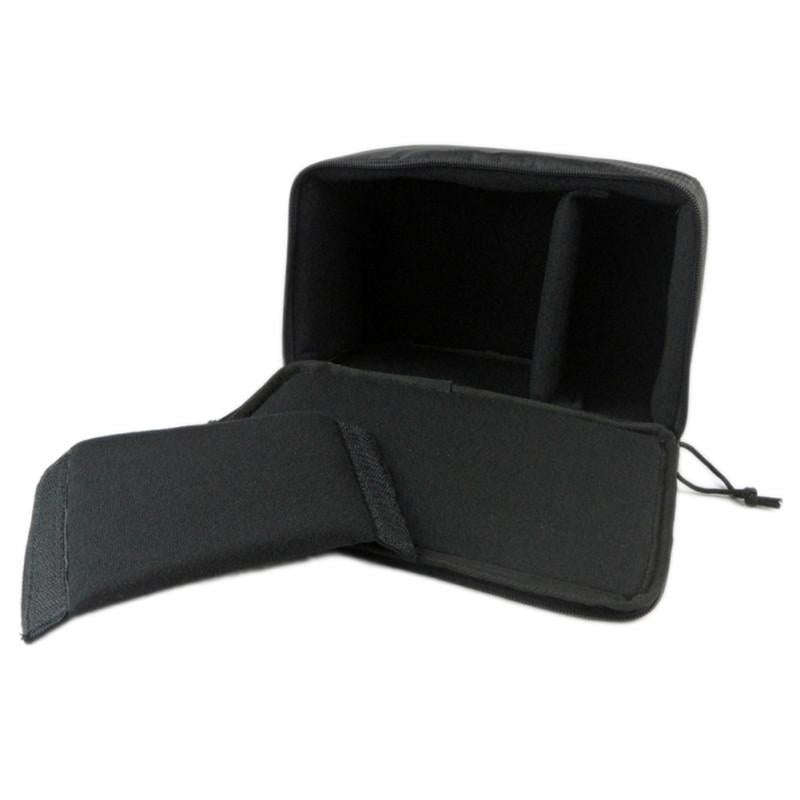 Water-resistant DSLR Padded insert Case Waterproof Zipper Removable Partition Camera Bags(Dark Grey)