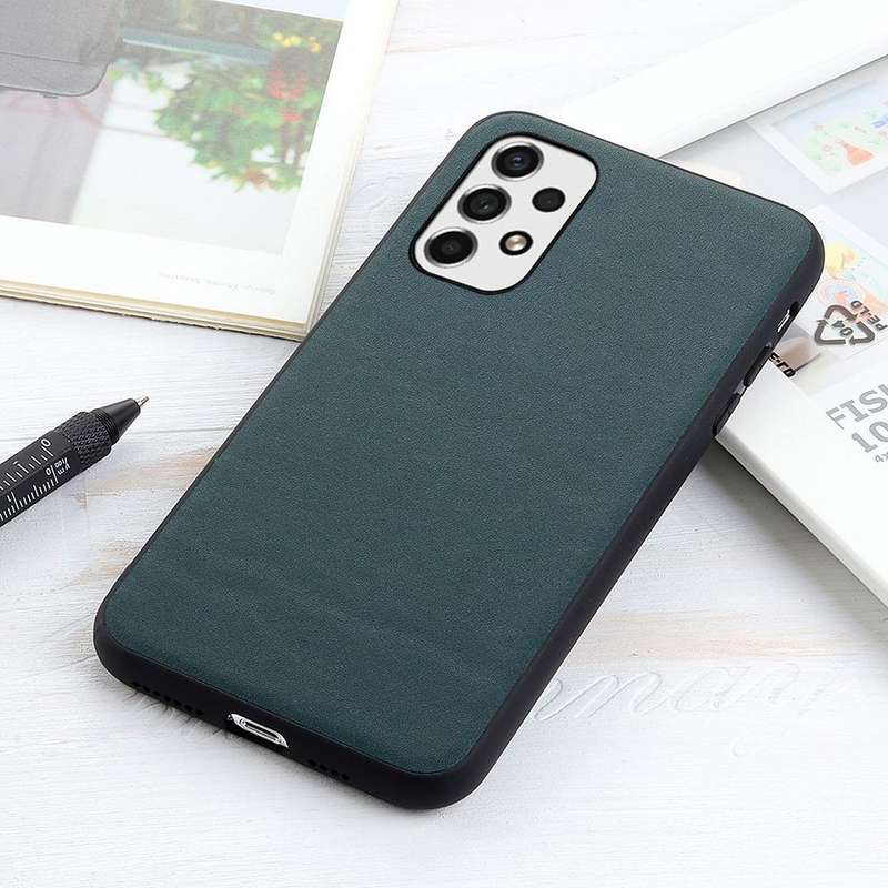 For Samsung Galaxy A53 5G Sheep Texture Leather Phone Case(Green)