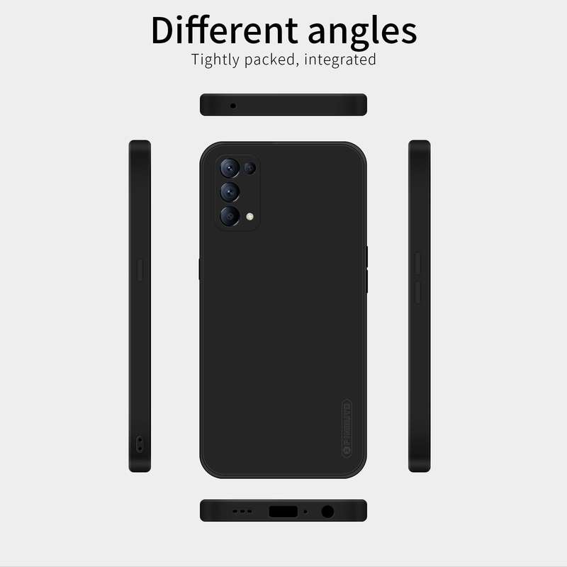 For OPPO Reno5 / Reno5 K / Find X3 Lite PINWUYO Touching Series Liquid Silicone TPU Shockproof Ca...