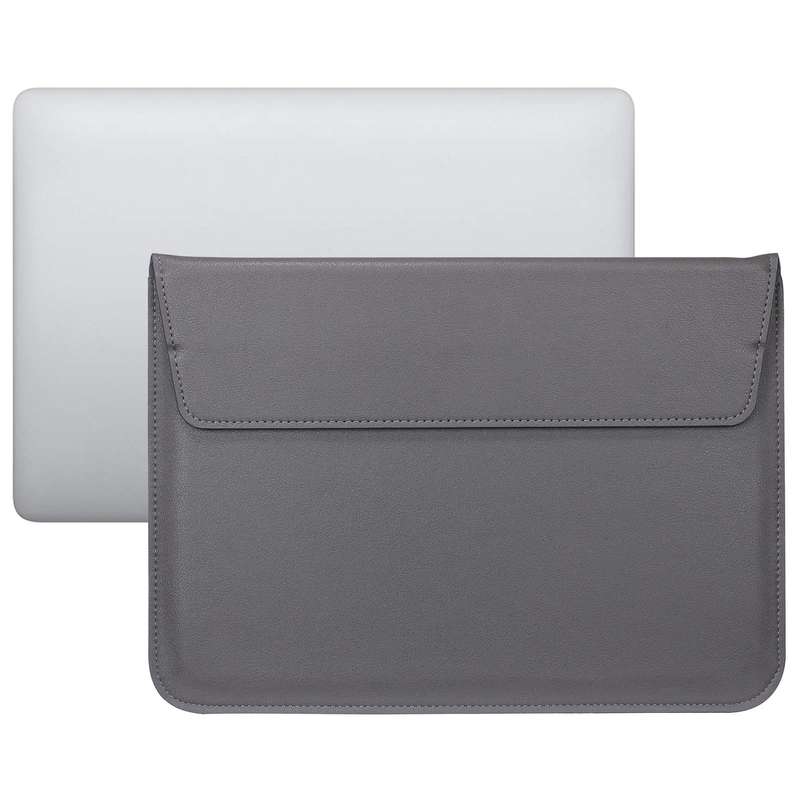PU Leather Ultra-thin Envelope Bag Laptop Bag for MacBook Air / Pro 13 inch, with Stand Function(...